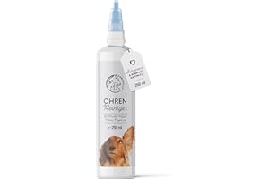 Annimally Ohrenreiniger Hund und Katze 250ml Ohrreiniger mit Kamille, Ringelblume und Propolis - Hunde Ohrenreiniger auch für Katze, Pferd und Kleintier Ohren - Schonende Ohrreiniger für Hunde