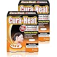 Cura-Heat Neck and Shoulder Pain Direct-to-Skin 3 Patches, Pack of 2 (6 Patches)