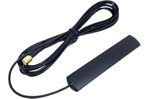 Universal Bilradioantenn med SMA Kontakt | 5dBi DAB DAB+ FM Antenn med SMA Kontakt för Bilvindruta, Fordon, Lastbil, SUV, Bilradio