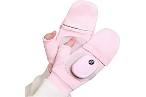 USB-uppvärmningshandskar för män och kvinnor, vinteruppladdningsbara värmehandskar, fingerlösa handskar, full värme och halvv