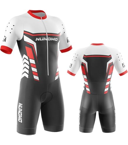 Herren Triathlon Anzug Einteiler - Gepolstert & Atmungsaktiv Für Schwimmen, Rad, Laufen