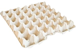 NIPTER Boîtes à œufs en carton, boîtes pour 30 œufs de poule, lot de 20 plateaux aux œufs