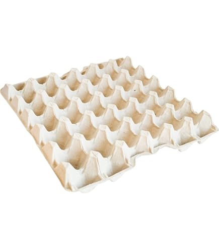 Vassoi Portauova In Carta Riciclata | Confezione Da 30 | Grigio Neutro | Per Uova Di Gallina - Foto 6