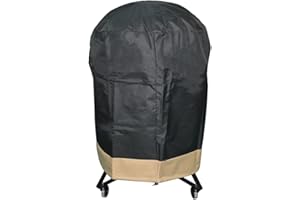 Onlyfire Funda para parrilla de Kamado Funda para Barbacoa para Big Green Egg, Kamado Joe Classic y Stand-Alone, parrilla grande, Pit Boss K22, Louisiana K22, 76,2 cm de diámetro x 86,36 cm de altura.
