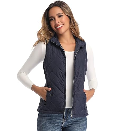 Damen Weste Große Größen - Leichte Steppweste Für Herbst & Winter