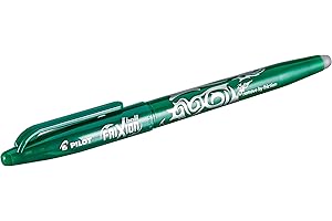 Pilot FriXion Ball Penna Sfera Roller Ricaricabile con inchiostro Gel, Punta Media 0,7mm, Verde