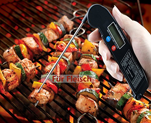 Der&Dies digital Kochthermometer Küchenthermometer Einstichthermometer für Grillen Braten BBQ und Kaffe Milch Backen. - 6