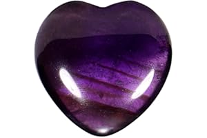 Morella Pierres précieuses en forme de cœur Ange porte bonheur ange gardien à emporter partout 3 cm dans un sac de velour