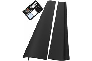 Linda's Essentials Silicone Stove Gap Covers (2 Pack), Heat Resistant Oven Gap Filler Seals Gaps Between Stovetop And Counter, Easy To Clean (25 Inches, Black)"Min 1 year manufacturer warranty"