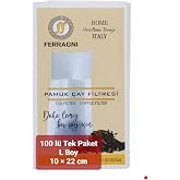 FERRAGNI HOME Porcellana Firenze &Ccedil;ay Demleme Poşeti (&Ccedil;ay Filtresi) 10 * 22 cm(L BOY) Tek Paket (100 Adet)