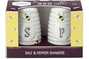 English Tableware Company Bee Happy Salt and Pepper Shaker Set Pots - Bee Happy Range