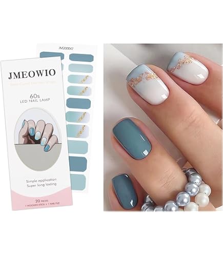 Ceboic UV-Gel-Nagelfolien Set – 20 Stück, Rot Schimmernd, Selbstklebend & Langlebig