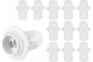 FExYinz 12 pièces par paquet 5 ans de garantie Douille pour Ampoule LED E14 de bougie de couleur blanche