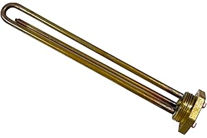 SPEEM | Resistencia Termo Electrico Vaina Cobre Rosca 1 1/4 1500w 220v Standard | Resistencia para calentador electrico | Para acumulador y caldera de agua eléctrica | Resistencia para termo electrico