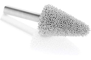 Kutzall Original Fresa Conica, Albero da 1⁄4", Grana grossa - Accessorio Falegnameria per Attrezzi Bosch, Milwaukee, Makita. Carburo di Tungsteno Abrasivo, 3⁄4" (19mm) X 1-1⁄4" (31.8mm), T-34