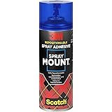 Scotch SprayMount Adesivo Spray Permanente - Spray Adesivo Reposizionabile e Rimovibile, 400 ml - Per Connessioni Rapide e Du