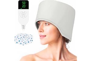SPTHTHHPY Gorro de Calentamiento Calor Pelo, Cuidado del Cabello con Vapor Eléctrico Para Spa, Belleza Nutritivo,Gorro de Tratamiento Termico Para Uso en El Hogar