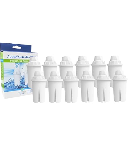 PearlCo Caraffa Filtrante Blu Con 1 Cartuccia AquaMag – Capacità 2,4L – Compatibile Con Brita Classic – Senza BPA - 3