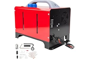 ShockFlo 12V 5KW Diesel Air Heater, All in One Parking Heater Kit with Remote Control, Silencer and Fast Heating, LCD Display, for RV Truck, Motorhomes, Boat, Bus, Car Trailer, Caravans