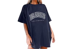 SHOBDW Camisetas Manga Corta Mujer Adolescente Moda Pullover Deportiva Talla Grande Hip Hop 2021 Nuevo Camisetas Oversized Cuello O Estilo Deportivo Camisetas Liquidación Venta