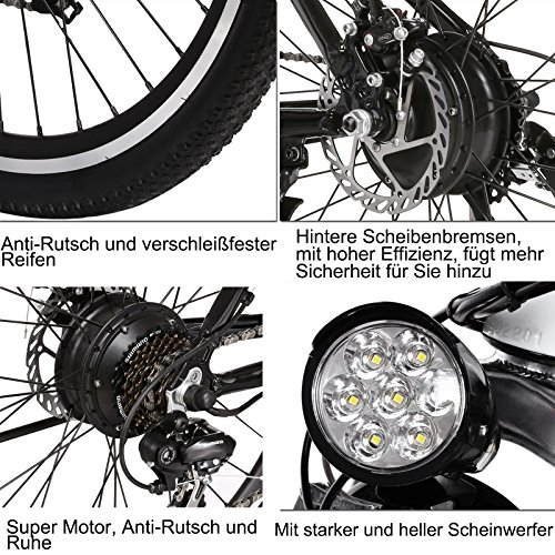 Ancheer Elektrofahrrad 26 Zoll Mountainbike - 7