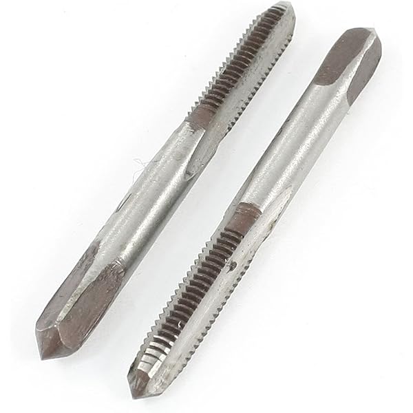 Aexit 3-Piece Metric Tap Set – 12mm X 1.75mm HSS Taper & Bottoming Taps, For Machine Thread Cutting, With Plastic Holder