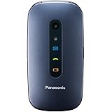 Panasonic KX-TU456 Cellulare Facilitato, Ampio Display a Colori, Tasti Grandi, Chiamate Prioritarie in Vivavoce, Bluetooth e 