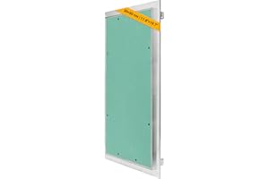 Proxinova 30x50 cm Plasterboard Access Panel – Inspection Hatch with Aluminium Frame Tile Access Panel, Fuse Box Cover, Ceiling Panels & Loft Hatch with Removable Door