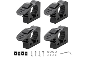 Greluma 4 St Spadehållare, snabbkoppling gummiklämma monteringsfäste passar verktygshandtag med 3 cm till 4 cm diameter för lastbilar, UTV, ATV, terräng