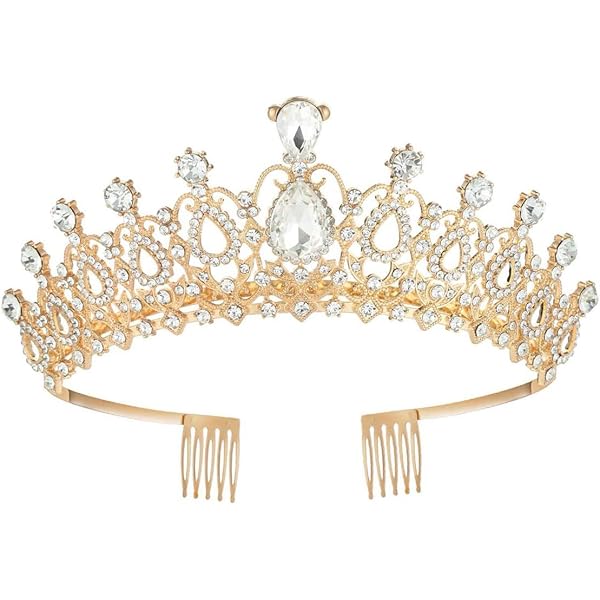 tiaraです Lurrose Vintage Baroque Queen Crowns Purple Violet Crystal Tiara