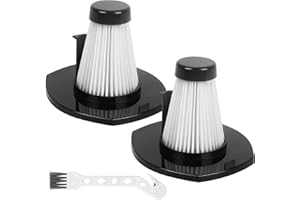 GUDOTRA 2 Filtros Compatibles para Cecotec Aspiradora Escoba Conga Popstar 1500 Animal Duo Filtros para Cecotec Conga Popstar 1000 Duo y 1 Cepillo de Llimpieza