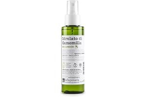 LASAPONARIA La Saponaria | Idrolato di Camomilla Bio 100 ml – Acqua lenitiva e rinfrescante, ideale per pelli sensibili; calma rossori, tonifica e idrata in modo naturale preparando la pelle ai trattamenti