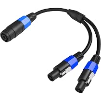 Cavo Per Casse OL-SPK12 Da 12 Metri – Speakon 5.8mm Per DJ E PA, 2x0.75mm², Sistema Super Noise Free Per Professionisti