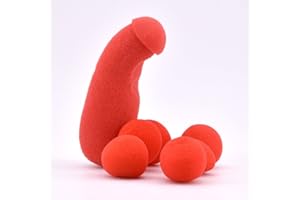 Doowops 1set Small Sponge Brother with 4pcs Sponge balls Magic Tricks Stage Street Illusion,Gimmick Accessories Props Funny,Mentalism