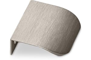 SOTECH 5 x Möbelgriff BLANKETT round 40 mm Edelstahloptik gebürstet Hinterschraubgriffe Griffleisten Schrankgriffe Küchengriffe von SO-TECH®