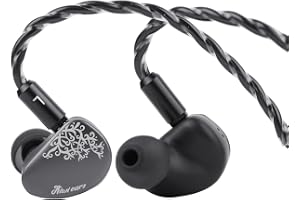 Linsoul Kiwi Ears Cadenza II 10 mm titandrivrutin i öronsnäcka, HiFi-trådbundna IEM-hörlurar med KARS 2.0, precis tonbalans