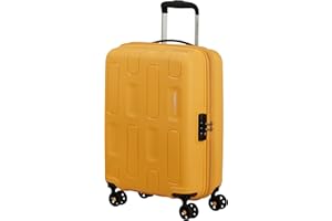 American Tourister Ellipso - Spinner S, Equipaje de Mano, 55 cm, 32 L, Amarillo (Crema de plátano)