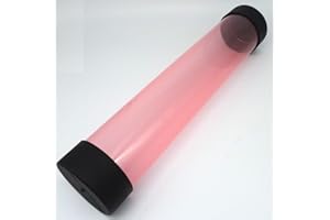 docsmagic.de Playmat Tube Big Transparent Red - 7 x 36 cm - Poster Artwork Tapis de Jeu Rouleau de Transport Rouge