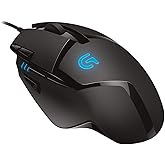 Logitech G402 Mouse Gaming Hyperion Fury, 4.000 DPI, Design Leggero, 8 Pulsanti Programmabili, Compatibile con PC/Mac/Laptop,