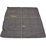 INKA Top Bed Large Mattress Tailored Waterproof Cover Grey - to fit Volkswagen California T6 T5 -