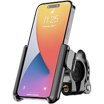 Wennala Supporto Telefono Per Bicicletta E Moto – 360° Rotazione, Fissaggio Rapido, Adatto A Smartphone 4.7-7 Pollici Con Custodia
