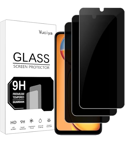 Pellicola Vetro Temperato Privacy Redmi 13C 5G Bordo Nero