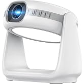 4K Şarjlı Projeksiyon Cihazı, 1080P Full HD G&ouml;r&uuml;nt&uuml; Kalitesi, Uzun Şarj &Ouml;mr&uuml;, WiFi 6 Bluetooth 5 Bağlantı, 380 ANSI L&uuml;men, Ot