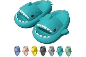 IDEINER Kapcie Rekin Kobiety Mężczyźni Chmura Rekiny Wygodne Kapcie Sharky Gumowe Cloud Slides Slippers Unisex Dorośli Rozmiar EU 36-47