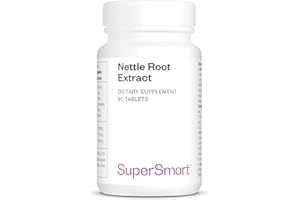Nettle Root Extract - Estratto naturale di radice di ortica - Aiuta ad alleviare i sintomi dell'ipertrofia prostatica benigna (risvegli notturni, bisogno urgente di urinare, ecc.) - Supersmart