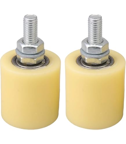 Rulli Guida Per Cancelli Scorrevoli DOJA - 4 Pezzi, Nylon 40x60mm, Per Porte E Cancelli