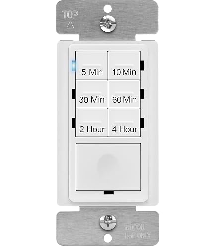 Push Button Wall Timer BN-LINK Digital In-Wall Timer Switch - Push ...