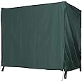 Outsunny Telo Copertura per Dondolo Impermeabile e Resistente Raggi UV | Tessuto Oxford Rivestito in PVC | 177x114x152cm