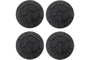 AUTOXBERT 4 Stück Universelle Hebebühne Gummiauflage Gummiklötze Wagenheberauflage Gummiteller Wagenheber Gummiauflage gummiblock zubehör Schützt Auto vor Kratzen