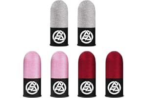 CJZZ Dedales Gamer - 3 Pares Mobile Game Finger Sleeve，Anti-Sudor Pantalla Táctil De Dedo Manga Transpirable Pulgar y El Dedo Índice,Compatible con Todos Los Dispositivos Móviles